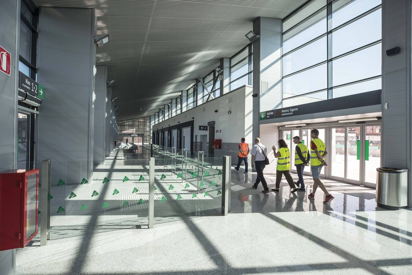 Fotos La nueva estación de tren de Andaluces en Granada, por dentro